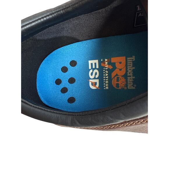 Timberland PRO Oxford Work Shoe Gladstone Mens 14 M Brown Leather Steel Toe SD - Picture 8 of 11